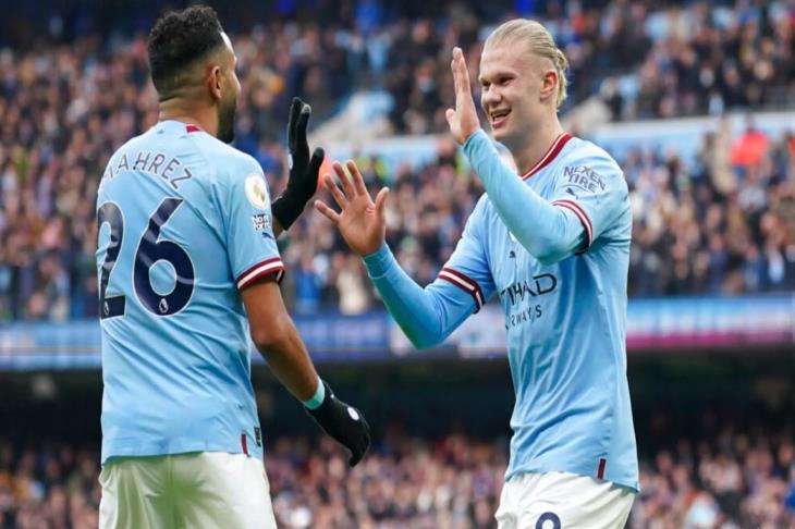 هالاند ومحرز - مانشستر سيتي